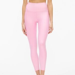 EUC Alo Yoga Sweet Pink Women's High-Waisted 7/8 length Leggings XS Barely worn